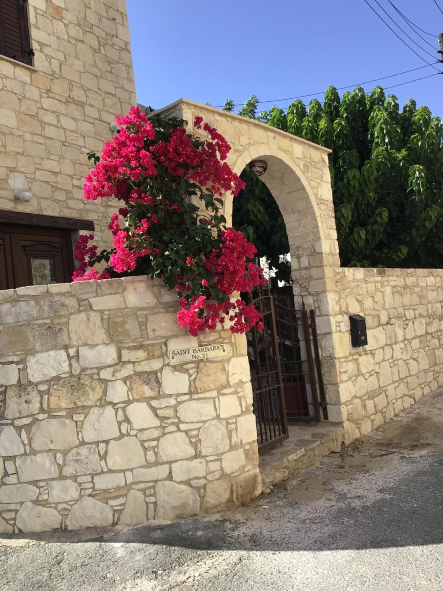 파포스 Salamiou Stone House 빌라 외부 사진